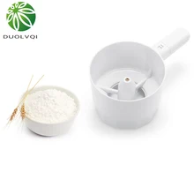 Plastic Cup Shape Mechanical Flour Sieve Electrical Flour Sifter Shaker Powder Sifter Icing Sugar Shaker Electric Baking Tools