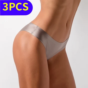 

3pcs thong panties Women female underwear sexy tanga Lingerie stringi bragas sexy lingerier calcinha seamless breeches briefs