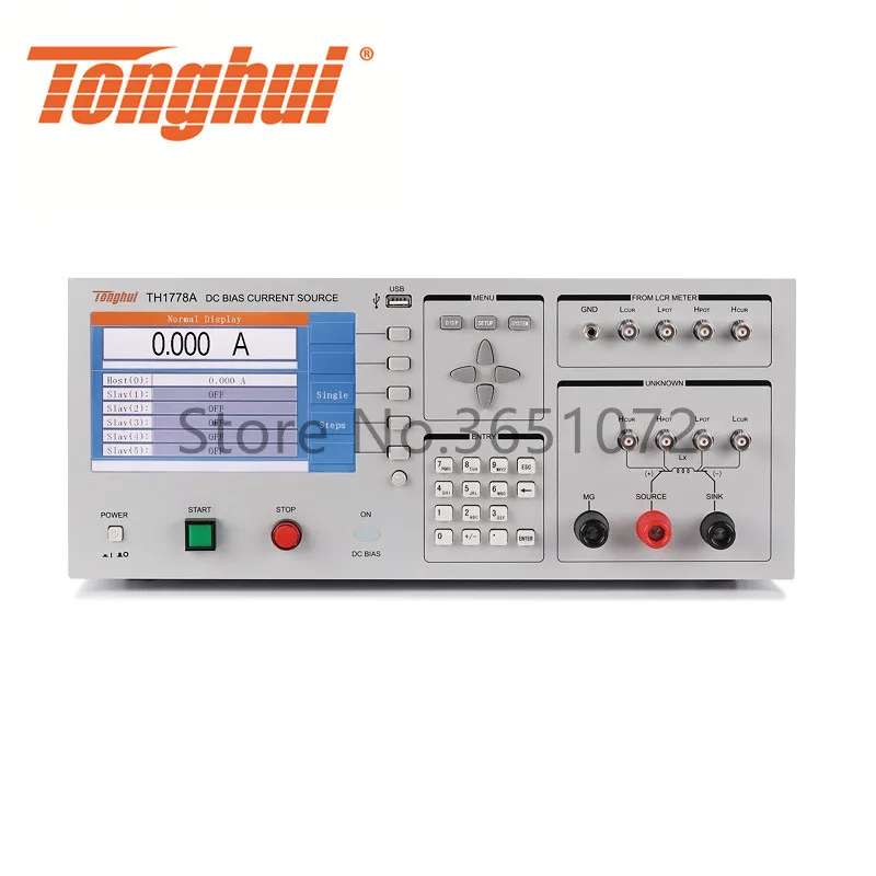 

TH1778A DC Bias Current Source, Frequency Response 100Hz-2MHz, Current 0-20A
