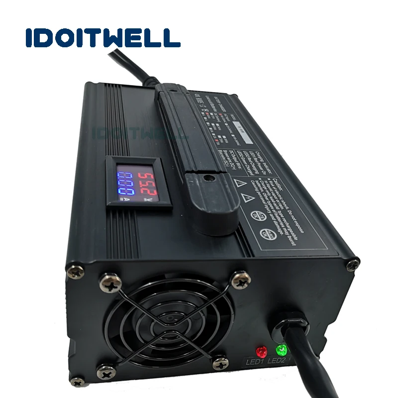 Shenzhen 48V 15A Club Car charger Automatic fast Golf cart charger 48V lead acid battery charger with LED display for Club Car