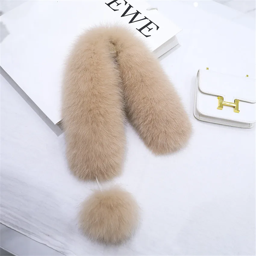 Женская коллекция, воротник из лисьего меха, натуральный мех енота, Модное теплое пальто с воротником, зимняя новинка, Женская шаль, роскошные женские шарфы, ДЛИННЫЕ СПЕЦИАЛЬНЫЕ
