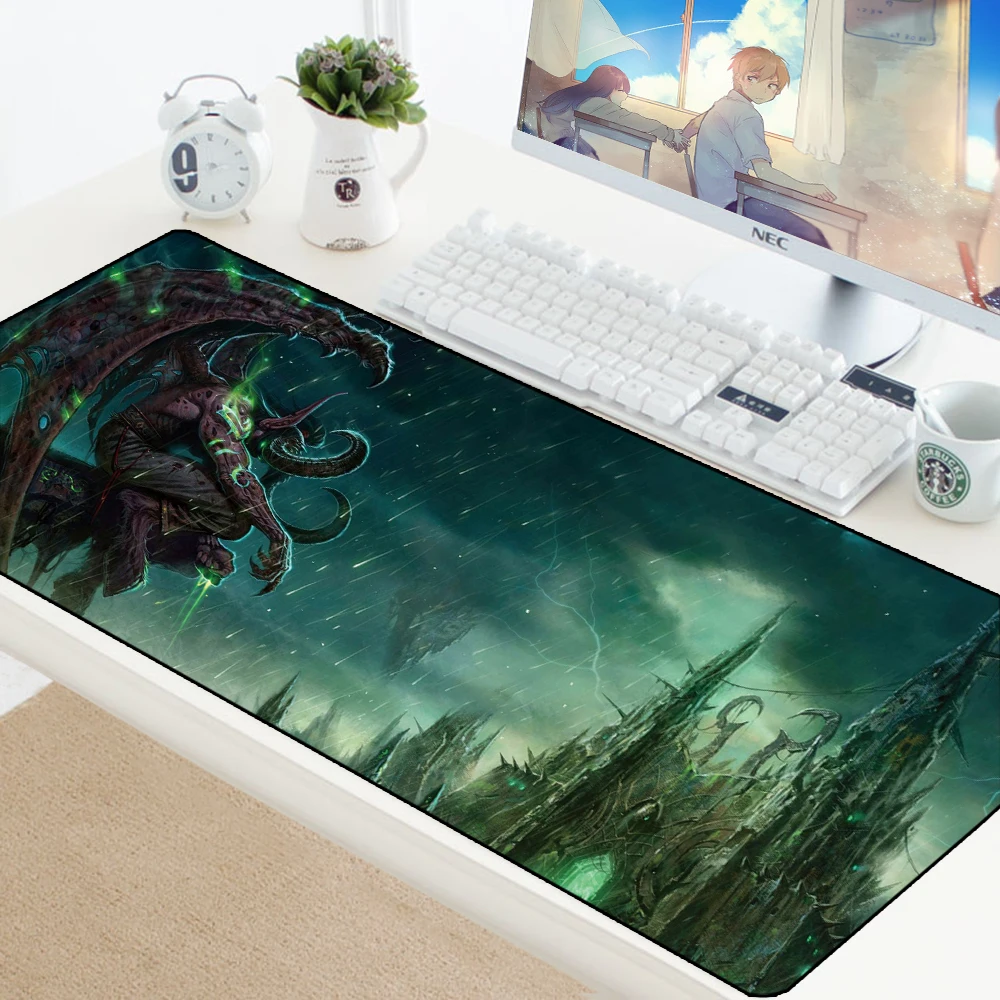  Gaming Mouse Pad WOW Lich King Mousepad Large Anti-slip XL Keyboard Big Desk Mouse Mat For Gamer La