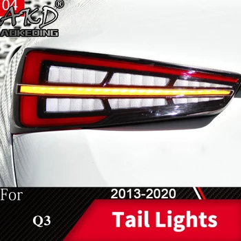 

Tail Lamp For Car Audi Q3 2013-2019 update New Q3 LED Tail Lights Fog Lights Day Running Light DRL Tuning Cars Accessories