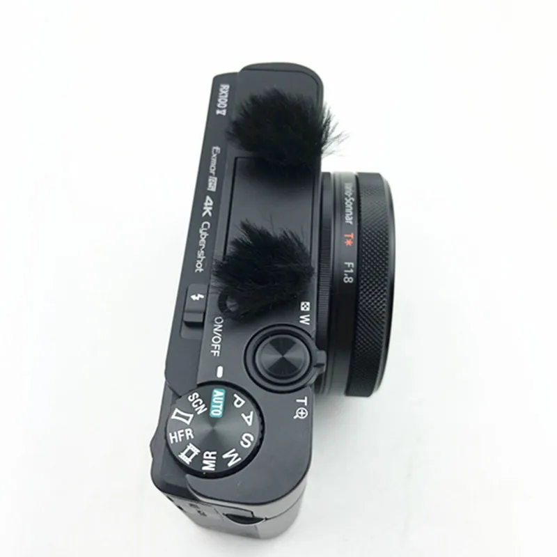 6 шт. глушитель ветра для Canon G7x Mark II Micromuff Sony RX100 III IV RX100M5 крышка микрофона G7X
