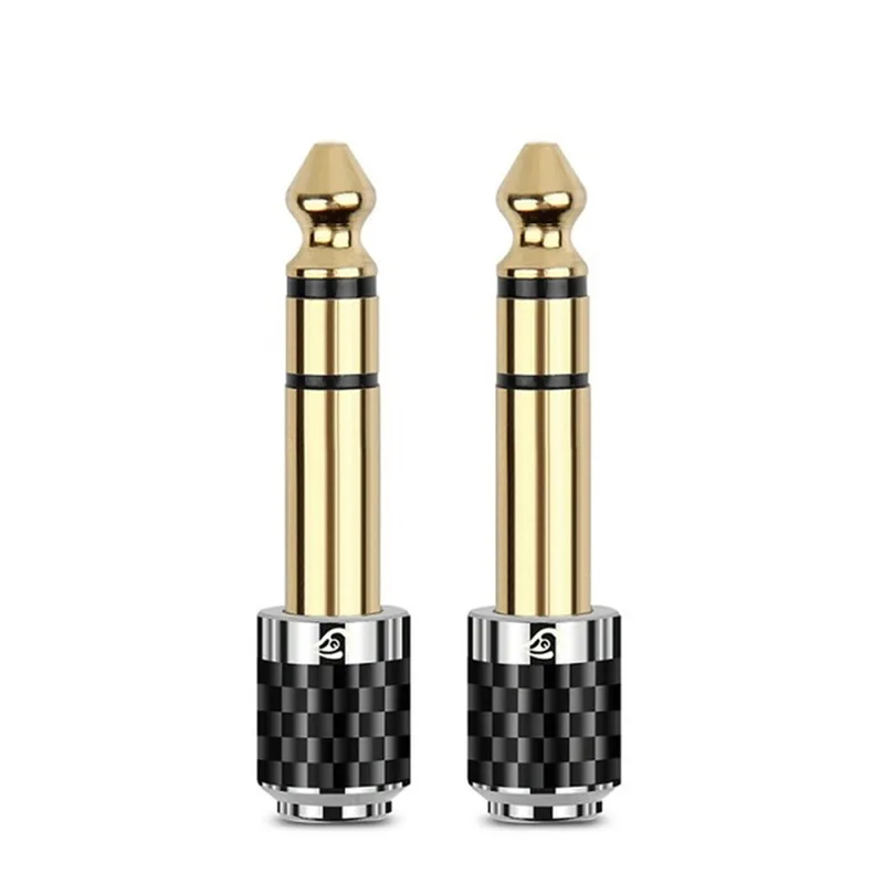 6.35mm To 3.5mm Audio Converters 1/4" 1/8" Male Female Connectors 6.35 to 3.5 Jack Headphone