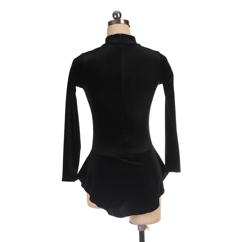 Girls And Ladies Figure Skating Costumes Performance Costumes Competition Uniforms Black Skating Skirts