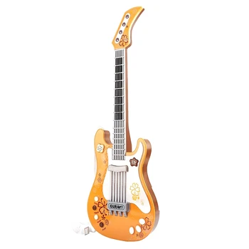 

Kids Guitar for Girls Boys, Kids Toy Guitar, Orange Guitar Musical Instruments Birthday Gift Party Favor for Kids