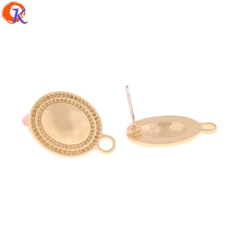 

Cordial Design 50Pcs 14*19MM Jewelry Accessories/Earring Stud/Matte Gold/Oval Shape/DIY Earring Parts/Hand Made/Earring Findings