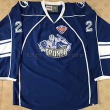 22 Матфея пека Сиракузы хруст Ретро Возврат хоккейная Джерси Вышивка сшитая Настроить любое количество и имя