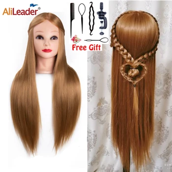 

Alileader Salon Training Head Dummy Mannequin Head Hairdressing For Hair Practice Hairdressing Training Head With Clamp Holder