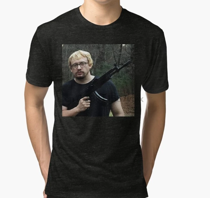 Мужская футболка Sam Hyde Shooter с принтом футболки топы |