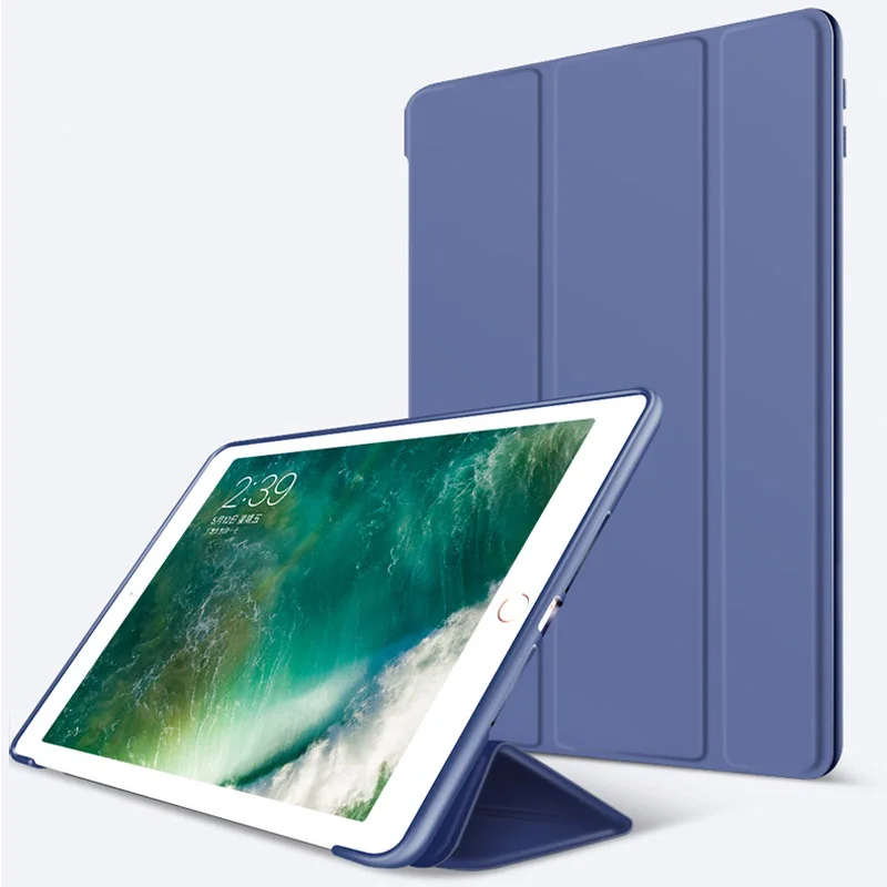 Чехол для iPad 10,2 дюймов 7th Gen Funda силиконовый мягкий чехол из искусственной кожи Smart чехол для iPad 10,2