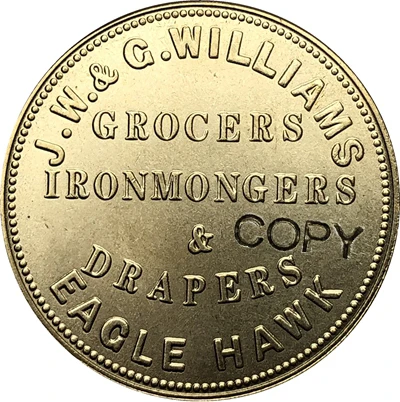 Australia 1857 1 Penny copy coin 34MM | Дом и сад