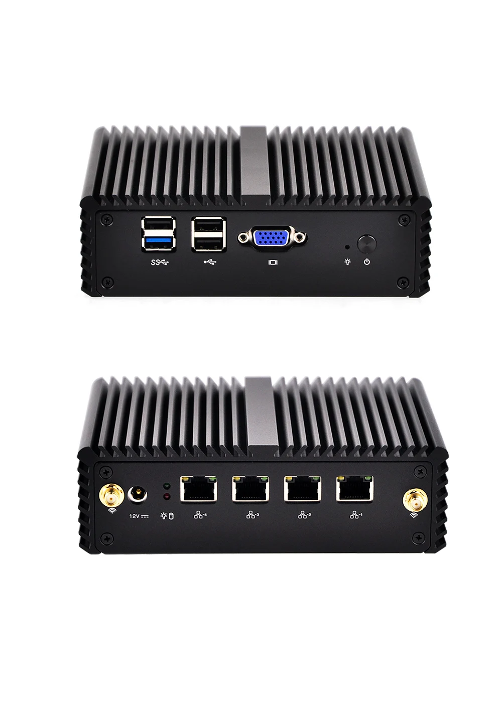 Четырехъядерный J1900 4 гигабитный LAN чтобы построить маршрутизатор мини ПК|Мини ПК|