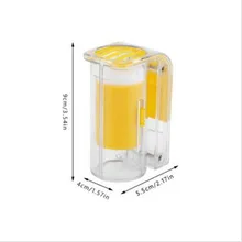 1 шт. пчела королева маркировка Catcher чашка для клетки бутылки плунжера плюшевые пчеловодства оборудования