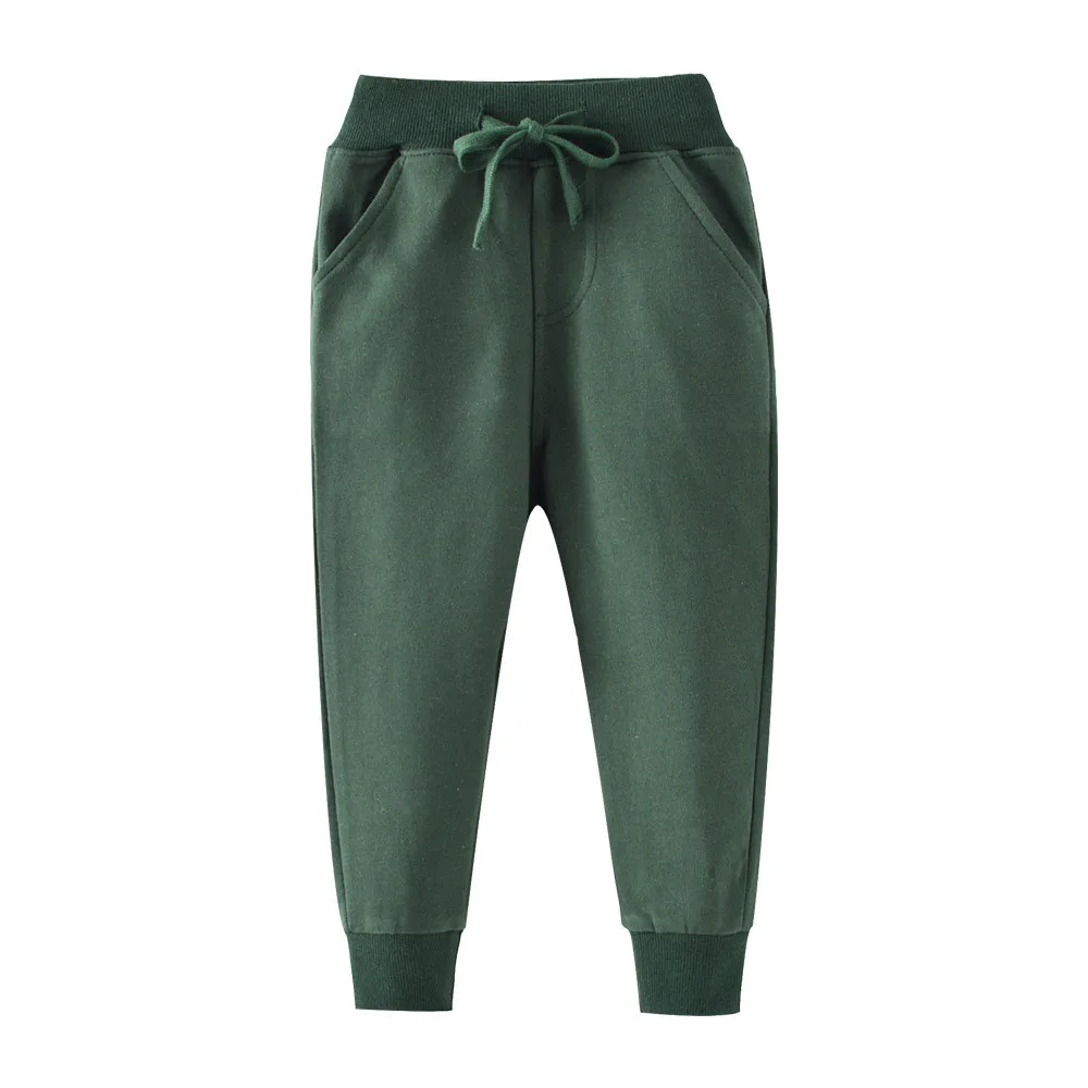 Jumping meters Children Sweatpants Autumn Spring Plain Boys Girls Long Pants Fashion Sport Kids Trousers kids pantyhose,boys pants