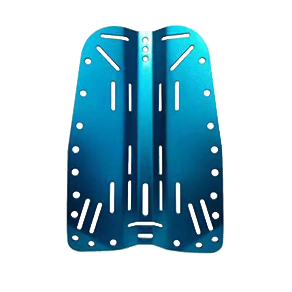 Дайвинг задняя пластина хранения шестерни один танк жгут Универсальный алюминиевый оборудование для подводных видов спорта Technic Scuba сверхмощный BCD - Цвет: Синий