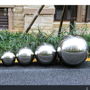 

Seamless Hollow Ball 304 Stainless Steel Mirror Ball Polished Reflective Garden Sphere Home Garden Decoration 16~120mm