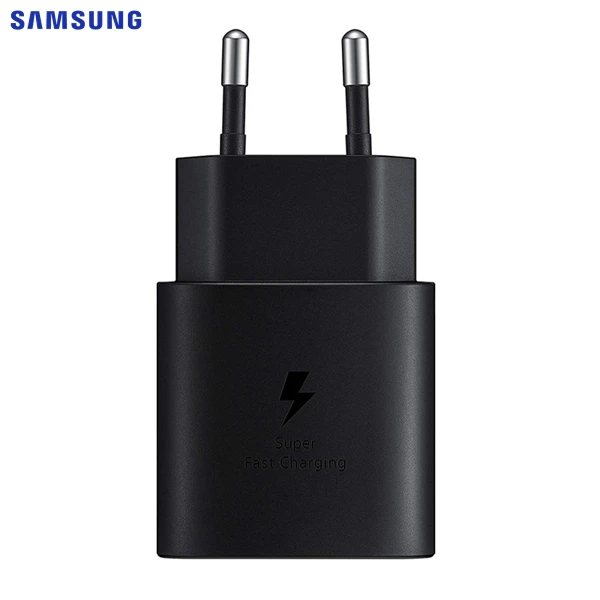 Only EU Adapter Samsung 25 Вт супер быстрое зарядное устройство для samsung Galaxy Note 10 Note10 plus Note10+ USB-C Быстрая зарядка настенное зарядное устройство - Тип штекера: Only EU Adapter