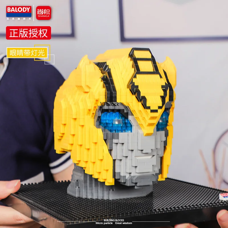 

Balody Mini Blocks Authorized Cartoon Building Bricks Head Model Educational Children Toys Juguetes Man Present for Boy Gift