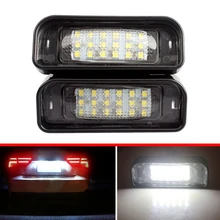 2 шт. Canbus Белый 18SMD светодиодный номерной знак светильник лампа