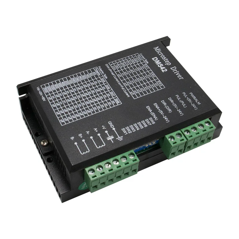US $252.20 CNC Router Kit 4Axis 4 Pcs DM542 42A Stepper Motor Driver Nema23 Motor 57HS11230A4 5 Axis Interface Board Power Supply