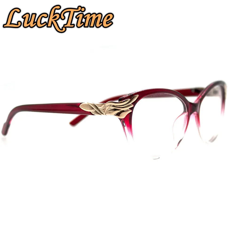 

LuckTime Casual Fashion Alloy Glasses Frame Retro Round Women's Myopia Glasses Frame Lucky Time Optical Eyeglass frames #1333