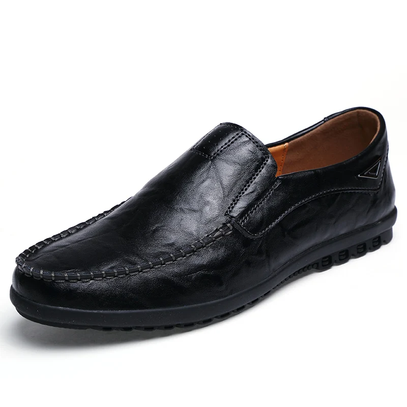 Мужские модельные туфли; коллекция года; мужские деловые кожаные роскошные модные свадебные туфли; мужские свадебные деловые туфли; Zapatos De Hombre; повседневные туфли-оксфорды - Цвет: 8019 black