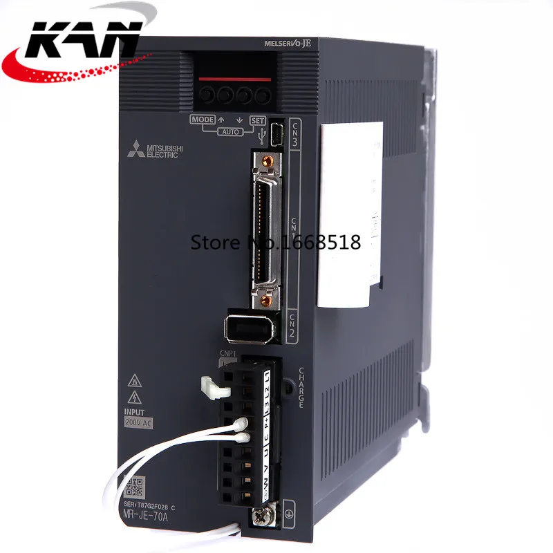 MIT AC Сервоусилитель драйвер MR-JE-70A+ сервомотор HG-KN73J-S100 1 комплект