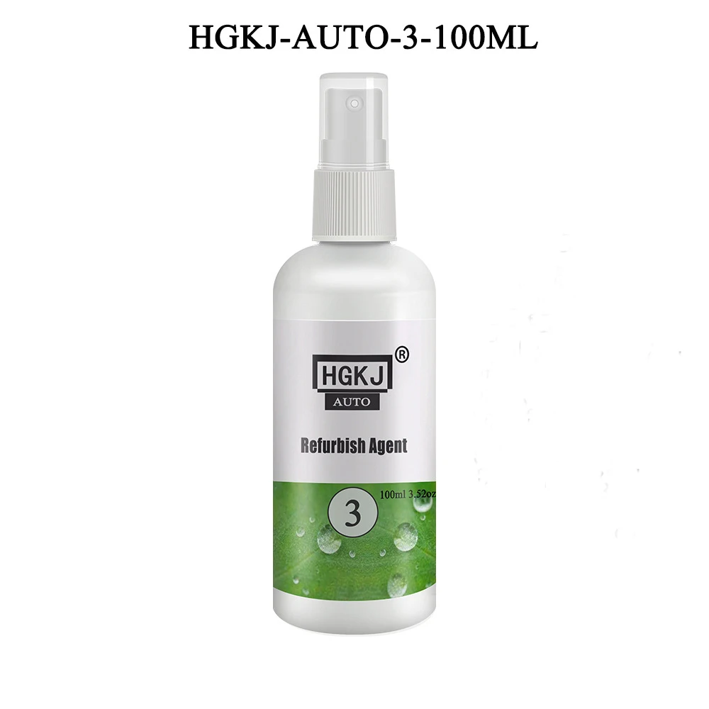 Newest 100Ml Car Interior Leather Plastic Parts Retreading Agent Maintenance Cleaner Refurbisher Agent Car Leather Care Remove