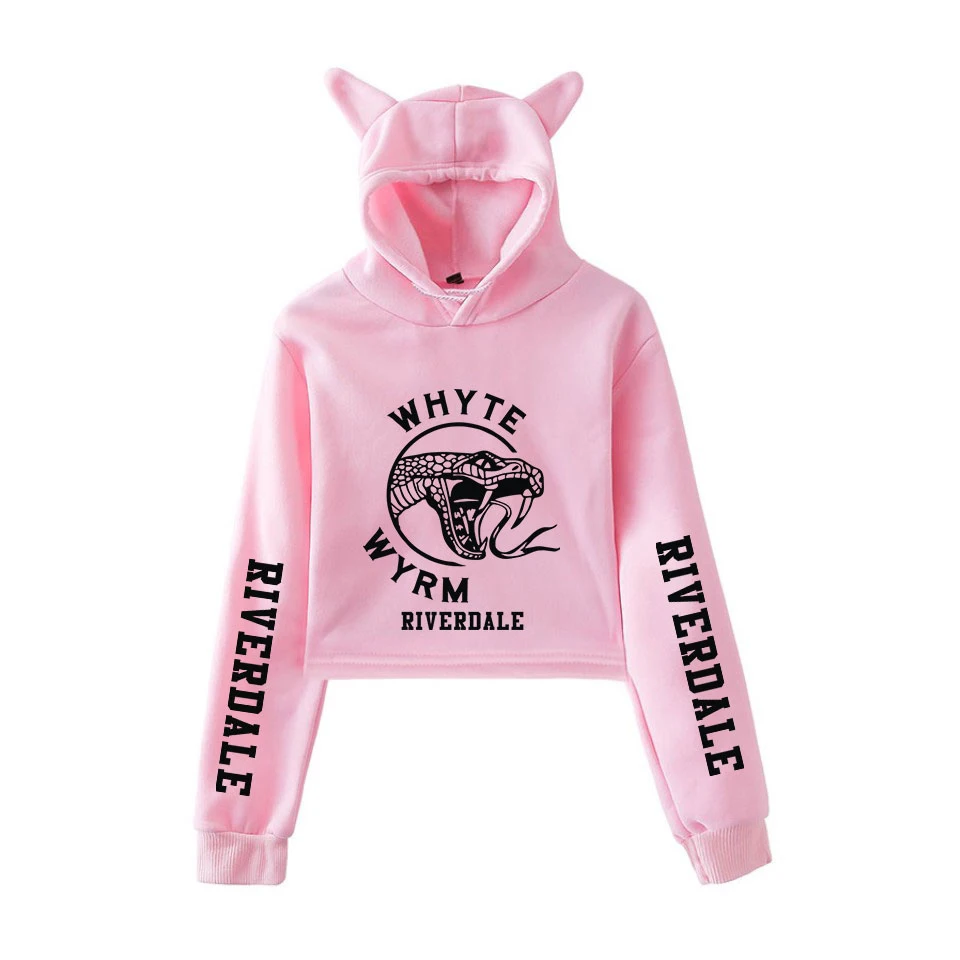 

Riverdale South Side Serpents 2019 New Arrival printed Cat Ear Hoodies Sweatshirt for Women summer clothes Fasshion Sexy Hoodies