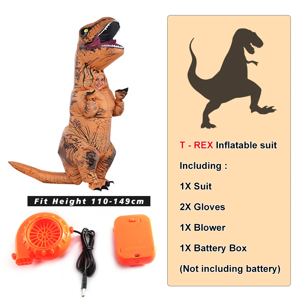 Inflatable T-Rex Dinosaur Costume 6