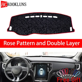 

Rose Pattern For ROEWE RX5 ERX5 2016 2017-2019 Dashboard Cover Car Stickers Car Decoration Car Accessories Interior Car Decals
