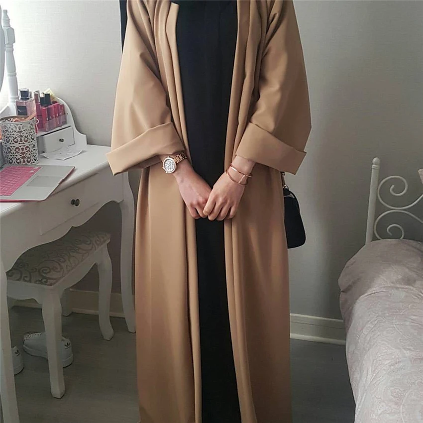 Мусульманская одежда для женщин Abaya мусульманское модное платье кафтан кардиган