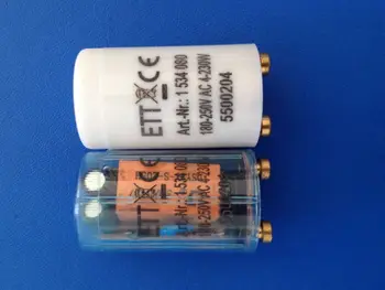 

10pcs/lot High Quality Electonice Starter For 4-230W 200-250VAC Lamp Fuse Electronic Starter Transparent Fuse starter