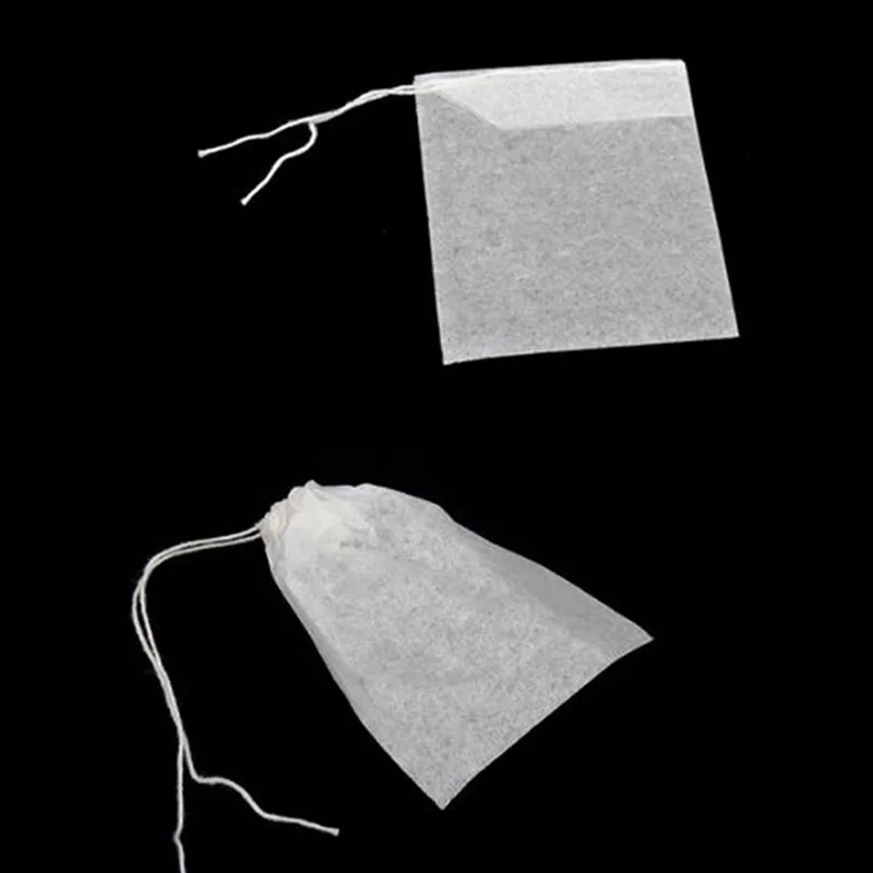 HIFUAR 50/100 шт Одноразовые Чай сумки сумка с заварочной струнной Запечатываемые с фильтром Бумага пустой Чай сумки для травяной листовой чай