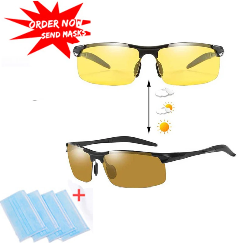 

Free shipping Free masks and packing set luxury Polarized UV400 Sport Sunglasses Anti-Fog Perfect for Driving or Sports Activity