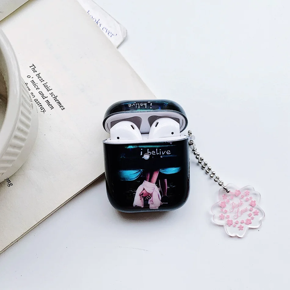 1017A Мраморный Bluetooth беспроводной Чехол для Airpods чехол Роскошный милый цветок чехол для наушников для Apple AirPods 2 Чехол протектор Аксессуары - Цвет: 1017A