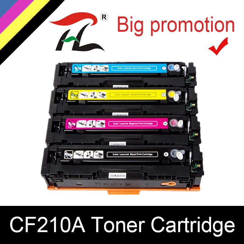 Картридж с тонером YLC совместимый 131A CF210A 210A CF211A CF212A CF213A для HP LJ PRO 200 M251n/M251nw200 МФУ