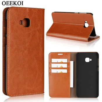 

OEEKOI Crazy Horse Genuine Leather Wallet Flip Case for Asus Zenfone Max Shot ZB634KL ZS630KL ZA550KL ZD552KL ZS551KL