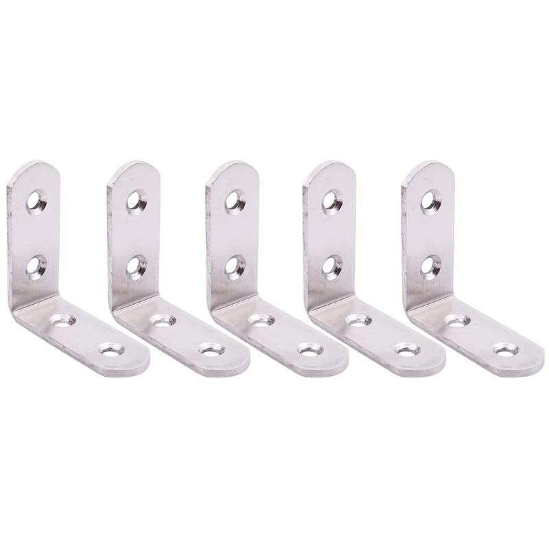 

5 Pcs 50mm x 50mm Right Angle Metal Corner Bracket