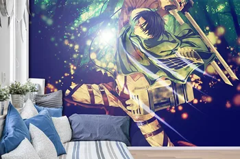 

[Self-Adhesive] 3D Attack On Titan 494 Japan Anime Wall Paper mural Wall Print Decal Wall Murals Belly