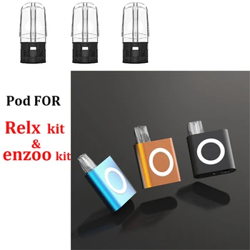 

Refillable Vape Cartridge Pod Empty Pod Ceramic Coil for RELX SNAIL SP2 Vape Device 2ml Atomizer e Cigarette Accessories vs juu