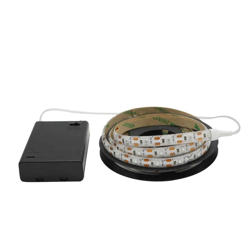 

SZYOUMY 5V 60led/m Battery Powered 5050 White/Warmwhite LED Strip Light Kit Waterproof For TV Cabinet Bike Outdoor Decoration
