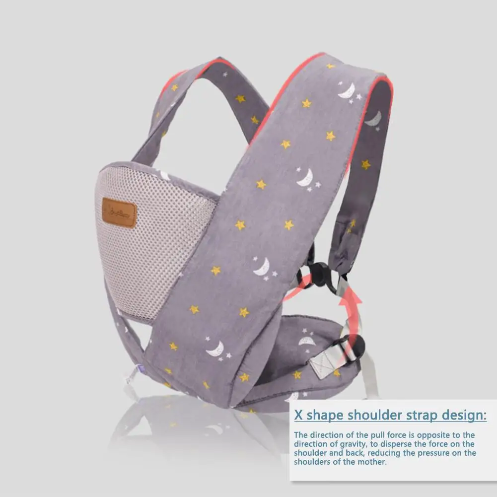 3-36 месяцев дышащий передний детский Перевозчик Удобный слинг рюкзак сумка обертывание ребенка кенгуру Регулируемый перевозчик безопасности