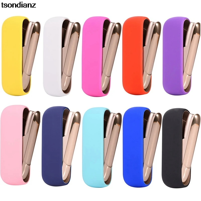 Funda de silicona colorida para cigarrillo electrónico, Estuche de transporte protectora para IQOS 3,0, nuevo estilo
