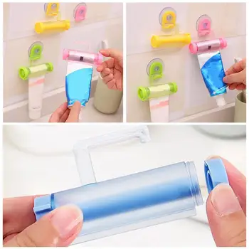 

Plastic Rolling Tube Squeezer Toothpaste Dispenser Cream Sucker Syringe Dispenser Holder Gun Manual Dental Bathroom B1Z3
