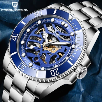 

PAGANI Design Brand Men Stainless Steel Waterproof Business Sport Mechanical Wristwatch Luxury Men Watches Automatic Watch 2020