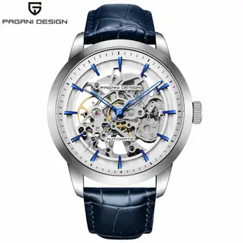 

PAGANI DESIGN 43mm Luxury fashion hollow automatic movement waterproof men's Watch