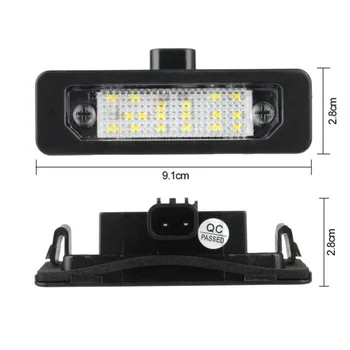 

Number Led License Plate Lights License Plate 6000K White 2PC LED Tag DC 12V